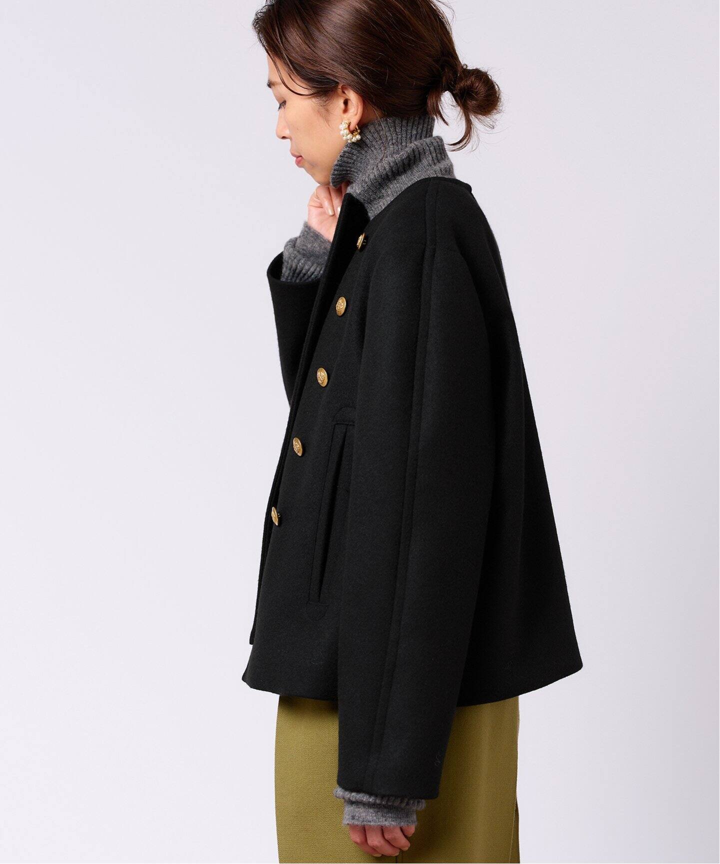 IENA LA BOUCLE メルトン モーターサイクルブルゾン（その他ブルゾン 