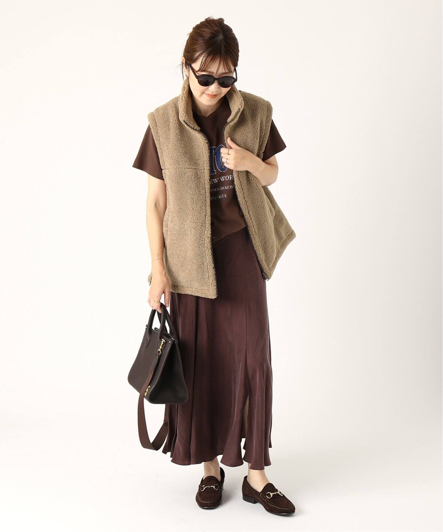 reversible boa ベスト NEW（その他ブルゾン／アウター）｜Plage 