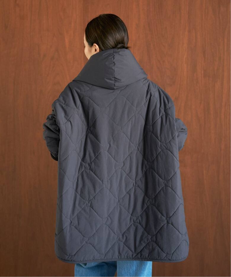 HAKUU/ハクウ】 別注 QUILT JK WITH DOWN HOOD ブルゾン（その他 