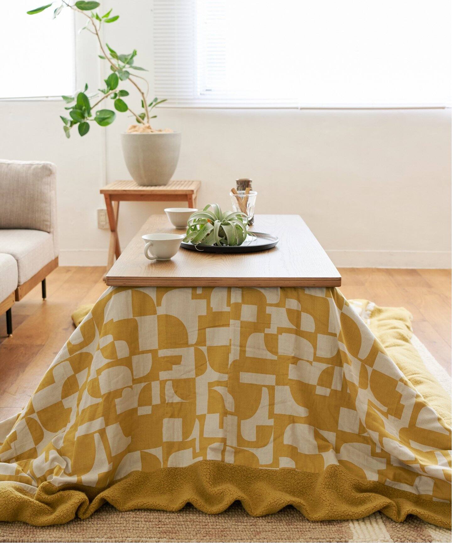 KOTATSU COVER GEO ABSTRACTION 幾何学柄 こたつ カバー（インテリア 