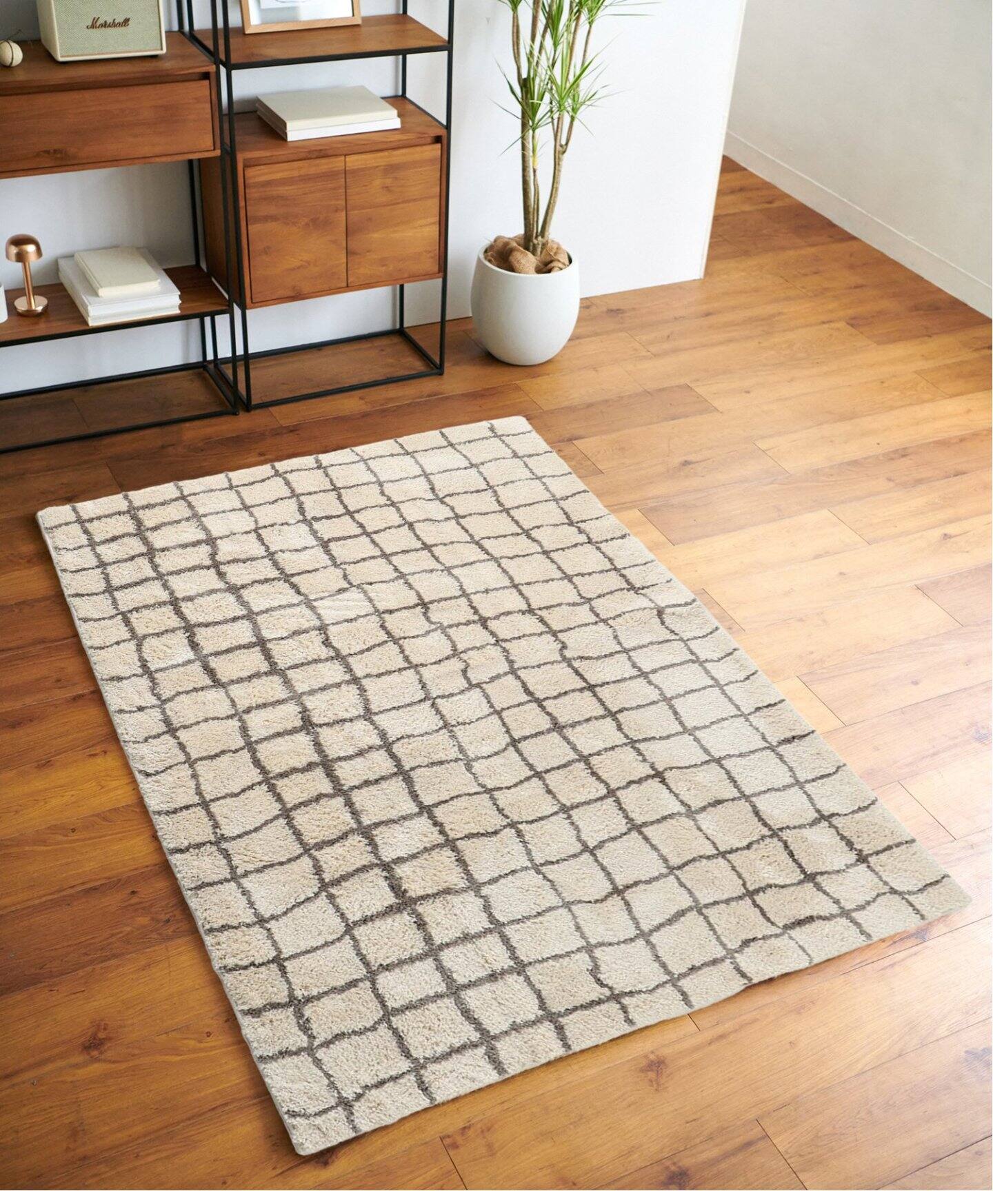 ジャーナルスタンダード　フェルネロラグ　120×160  グレー FERNERO RUG 140x200 フェルネロラグ（ラグ・マット）｜JOURNAL