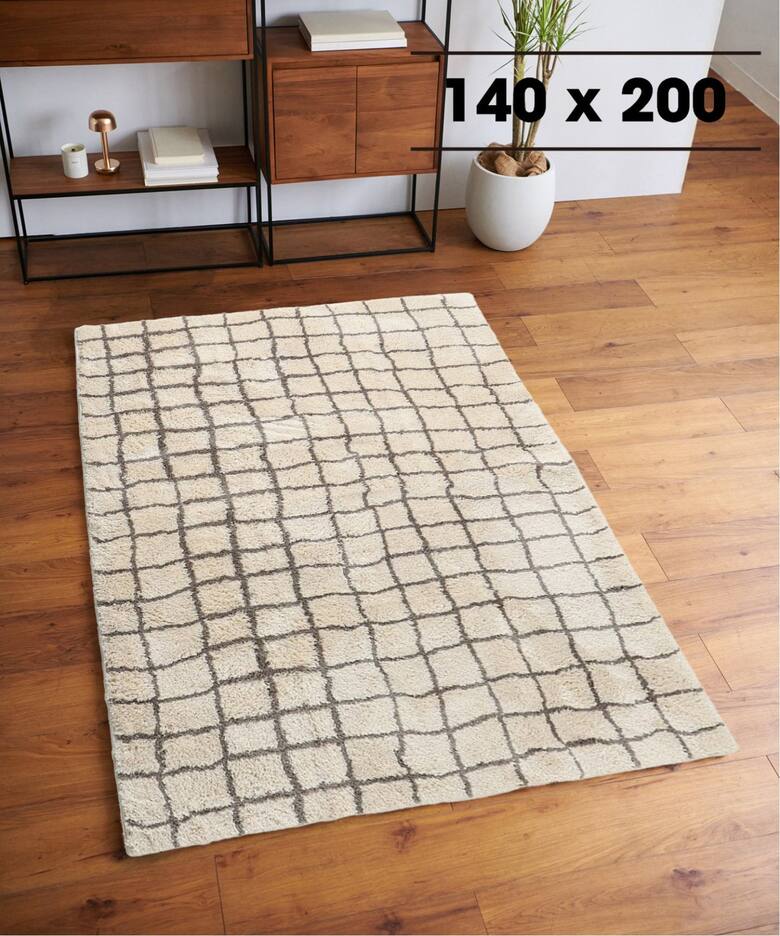GRID RUG 140x200 グリッド ラグ（ラグ・マット）｜JOURNAL STANDARD FURNITURE（ジャーナルスタンダード ...