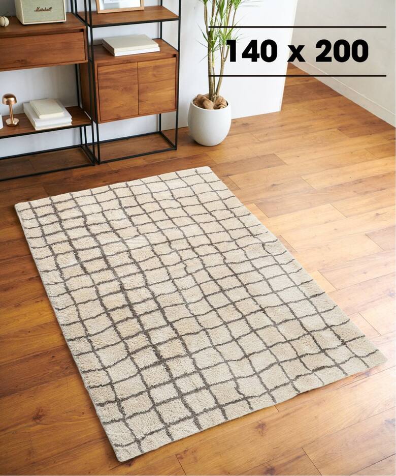 GRID RUG 140x200 グリッド ラグ（ラグ・マット）｜JOURNAL STANDARD 
