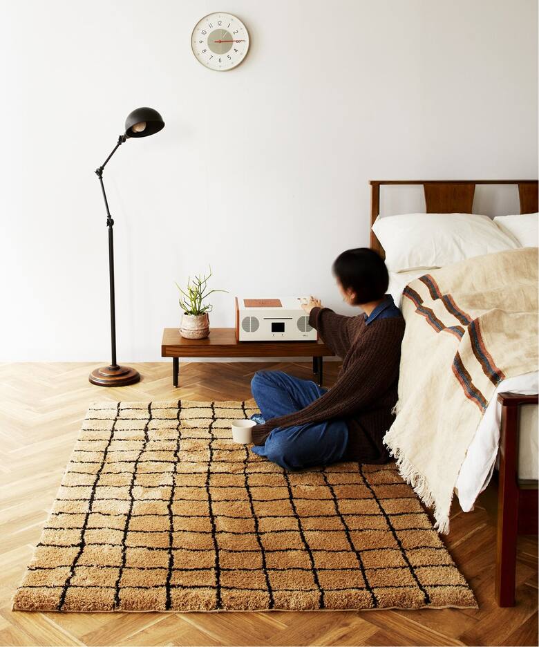 GRID RUG 140x200 グリッド ラグ（ラグ・マット）｜JOURNAL STANDARD 