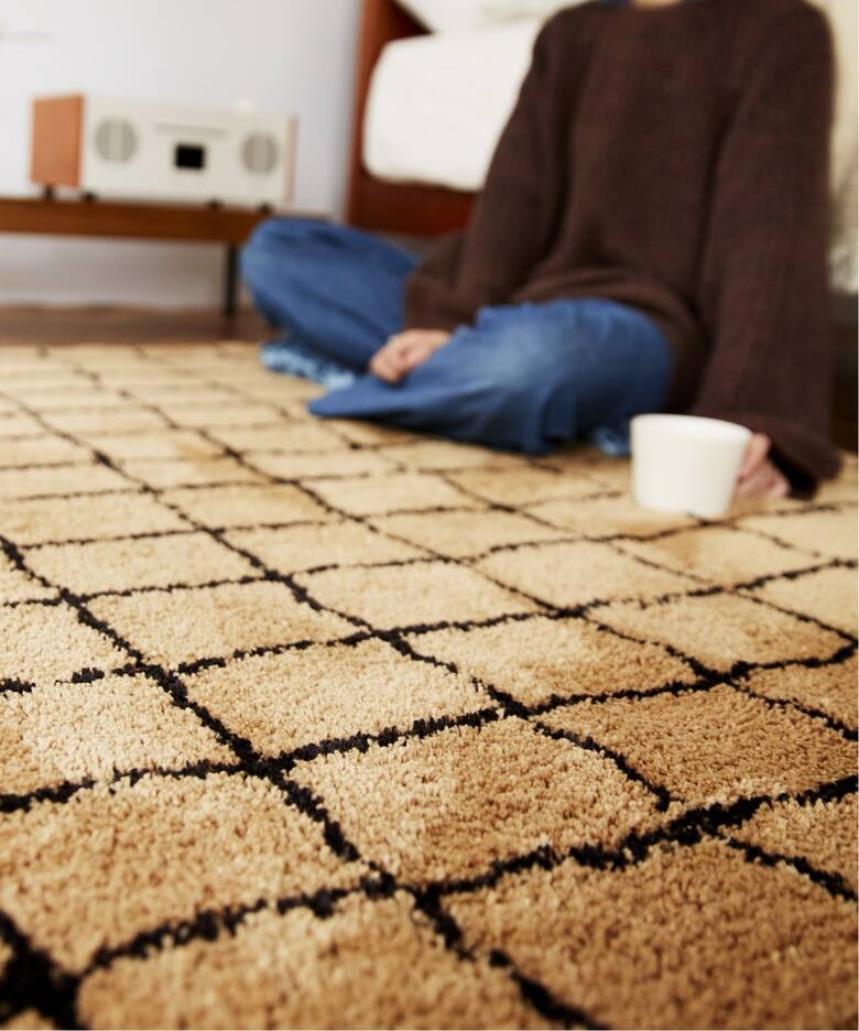 GRID RUG 140x200 グリッド ラグ（ラグ・マット）｜JOURNAL STANDARD 
