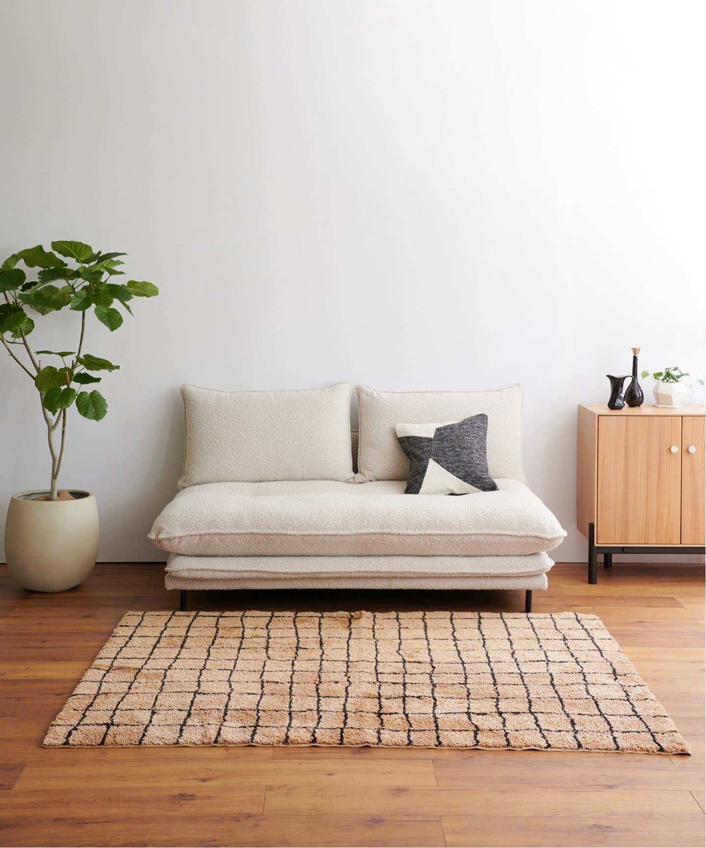ラグ・カーペット journal standard Furniture GRID RUG GRID RUG 120x160 グリッド ラグ（ラグ・マット）｜JOURNAL