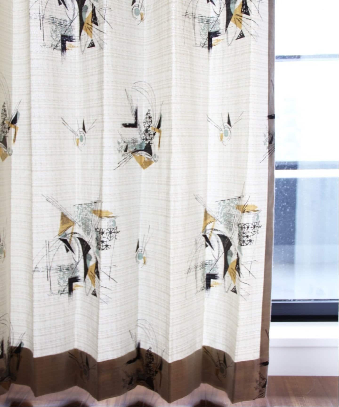 予約》CURTAIN GLASSELL 100x200 2枚セット（インテリアファブリック