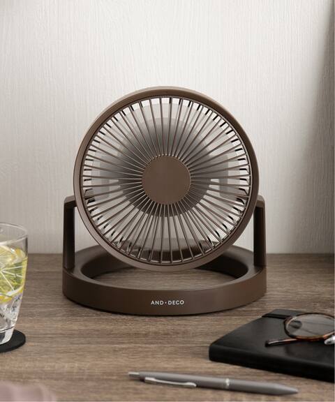 AND DECO/アンドデコ】DESK FAN LIGHT 照明機能付きデスクファン｜JOURNAL STANDARD FURNITURE