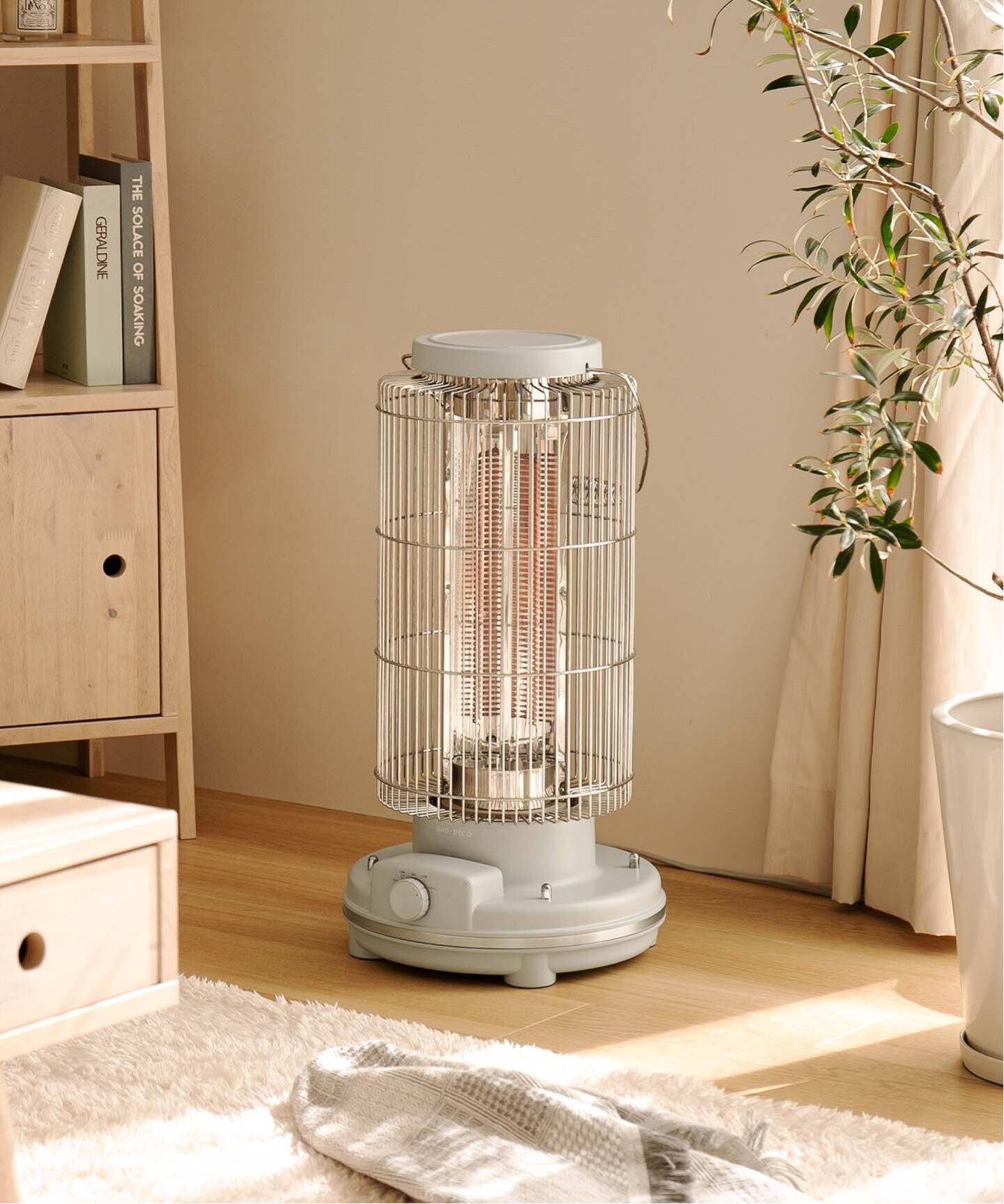 AND DECO/アンドデコ】CARBON HEATER レトロ カーボン ヒーター（家電 