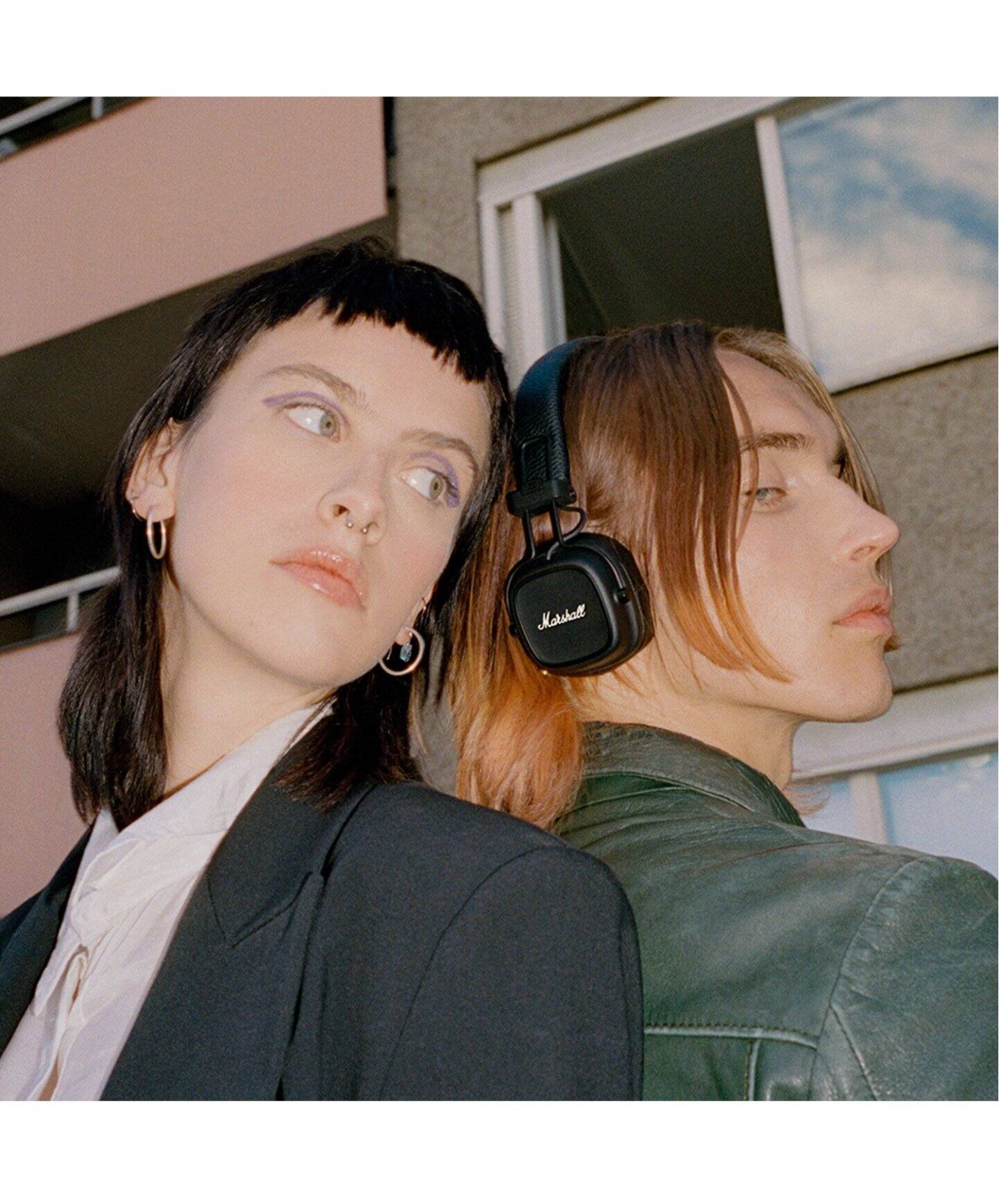 Marshall/マーシャル】MAJOR4 BLACK ワイヤレス ヘッドフォン（家電  