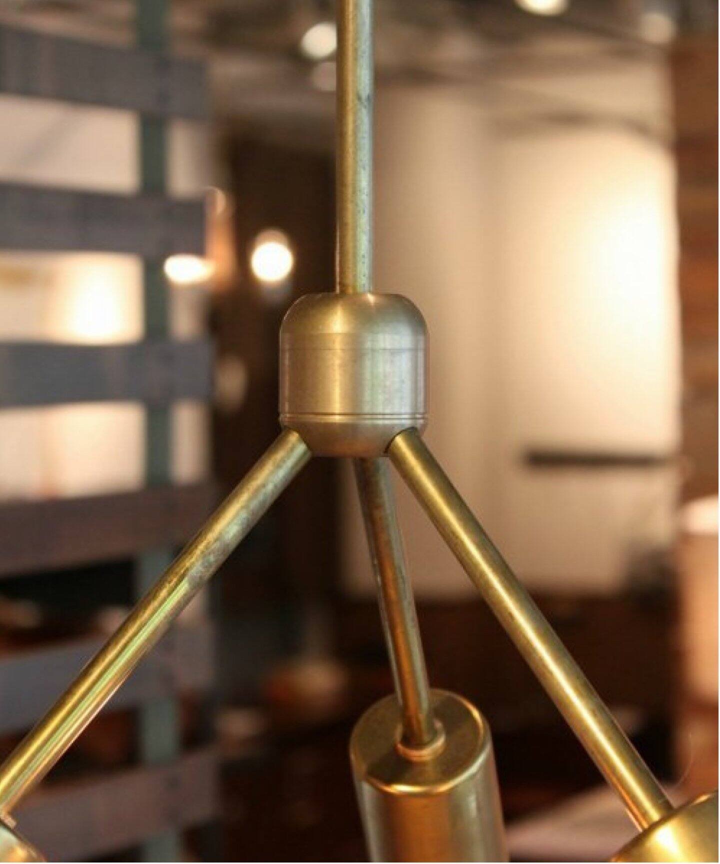 予約》SOLID BRASS LAMP 3ARM 45 BRASS ソリッドブラスランプ（照明 