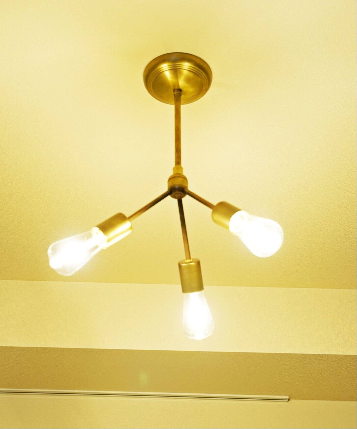 最終値下げ】ACME Furniture SOLID BRASS LAMP 3ARM