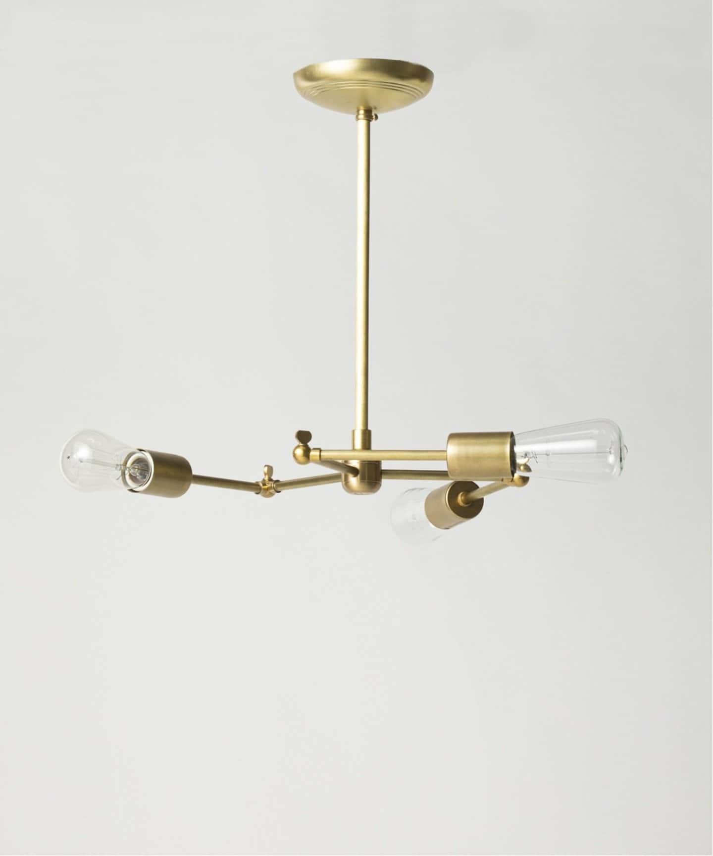 予約》SOLID BRASS LAMP 3ARM BLASS ソリッドブラスランプ（照明