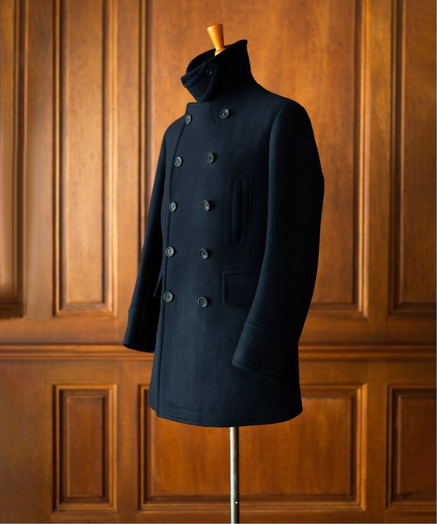 SCYE サイ ダッフルコート ネイビー （サイベーシックスのダッフル  