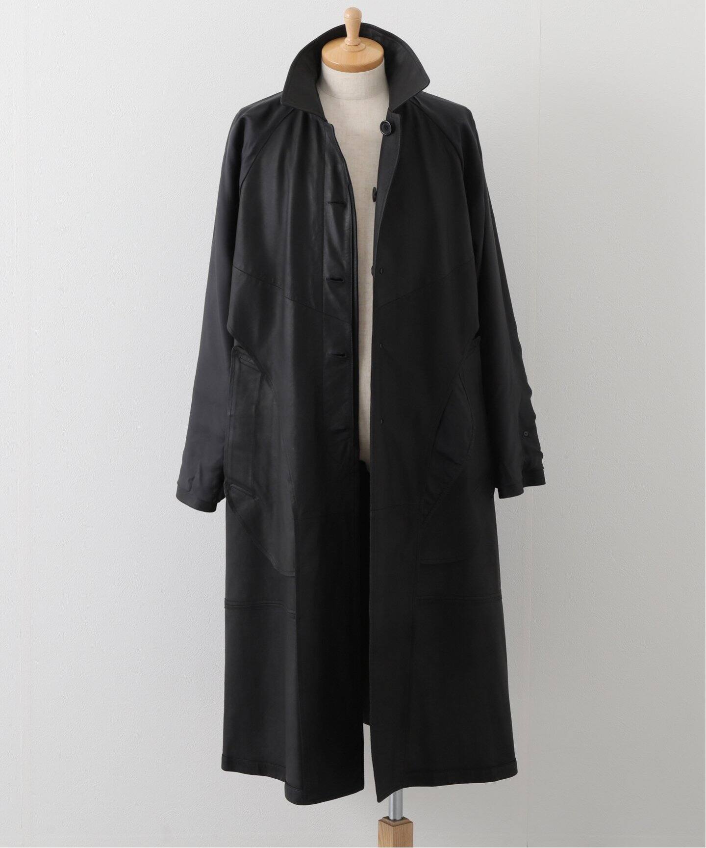 SEVEN BY SEVEN / セブンバイセブン】別注 LEATHER BAL COLLAR COAT 