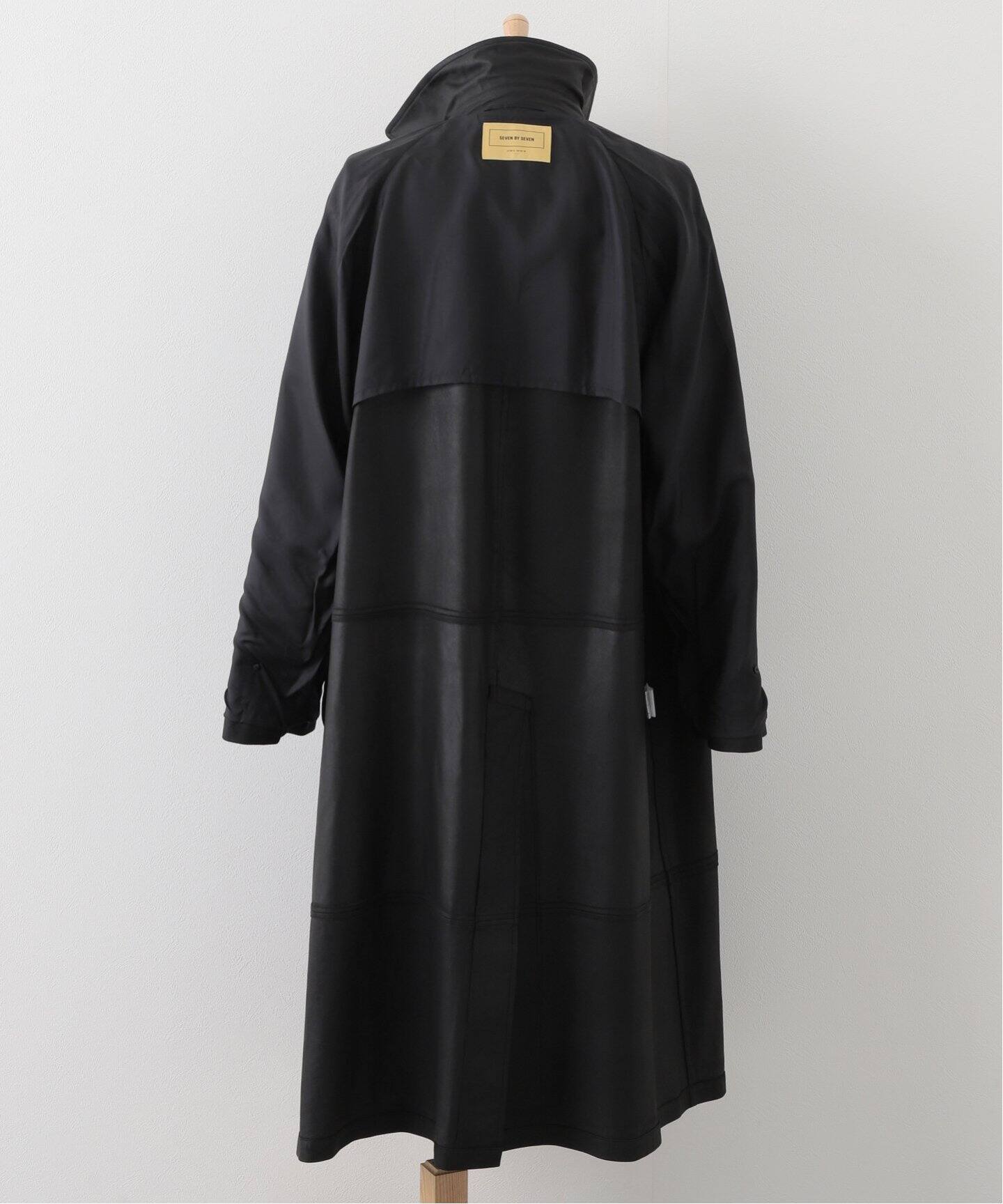 SEVEN BY SEVEN / セブンバイセブン】別注 LEATHER BAL COLLAR COAT 