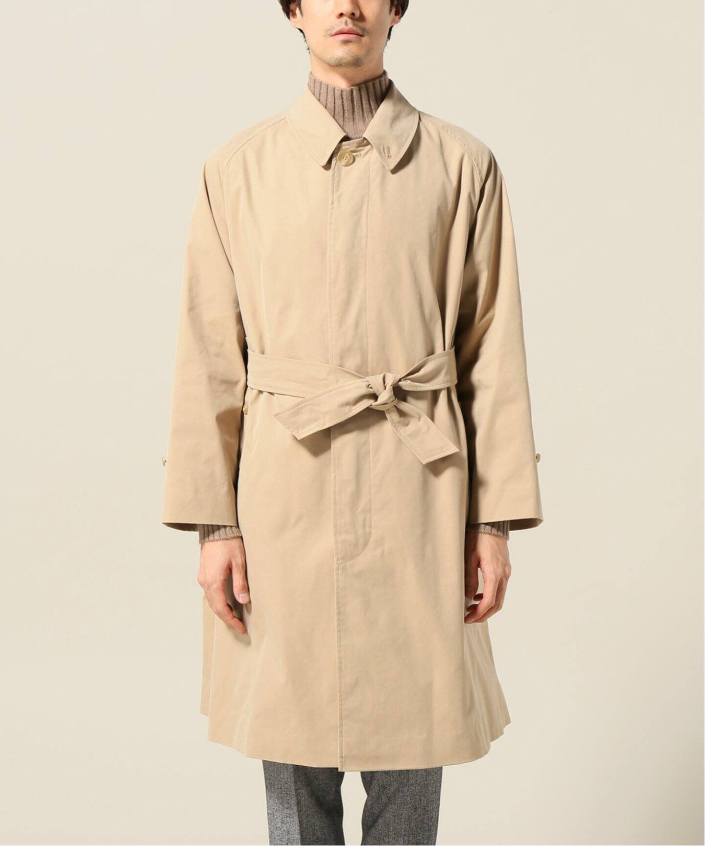 LE / エルイー】BallCollar Coat（ステンカラーコート）｜L
