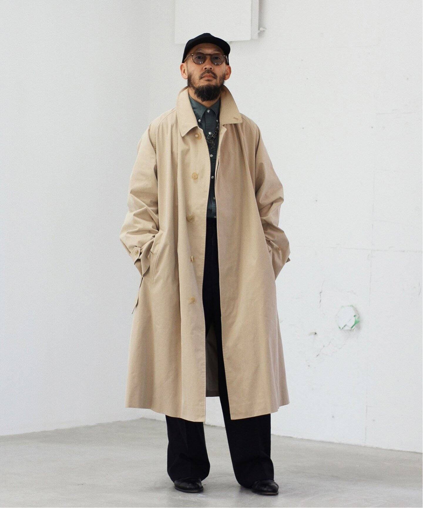 LE / エルイー】BallCollar Coat（ステンカラーコート）｜L
