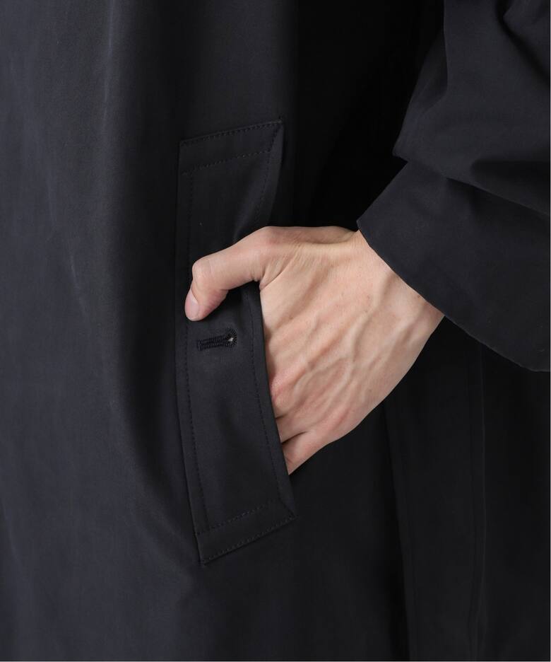 LE / エルイー】C/P ギャバ バルカラーコート（ステンカラーコート  