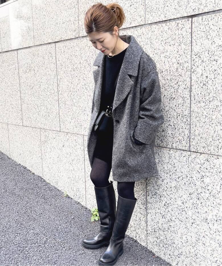 ≪追加≫Wスライバーヘリンボーンミドルコート（その他ブルゾン  