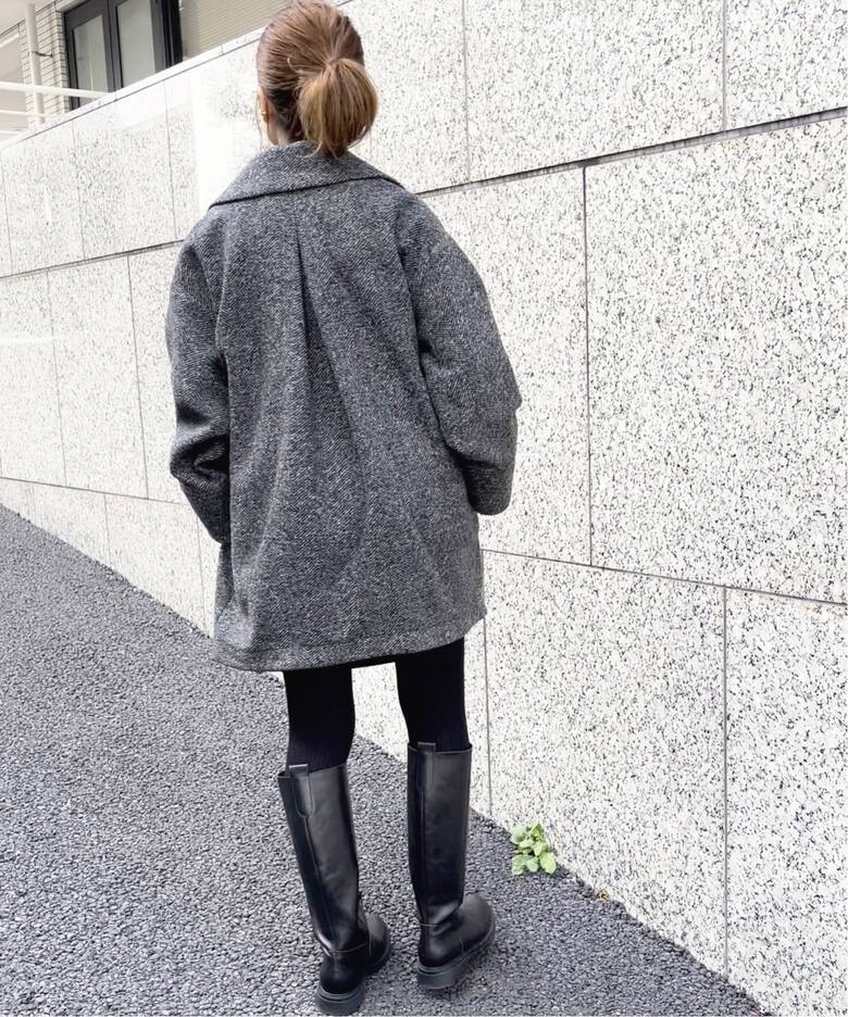 ≪追加≫Wスライバーヘリンボーンミドルコート（その他ブルゾン  