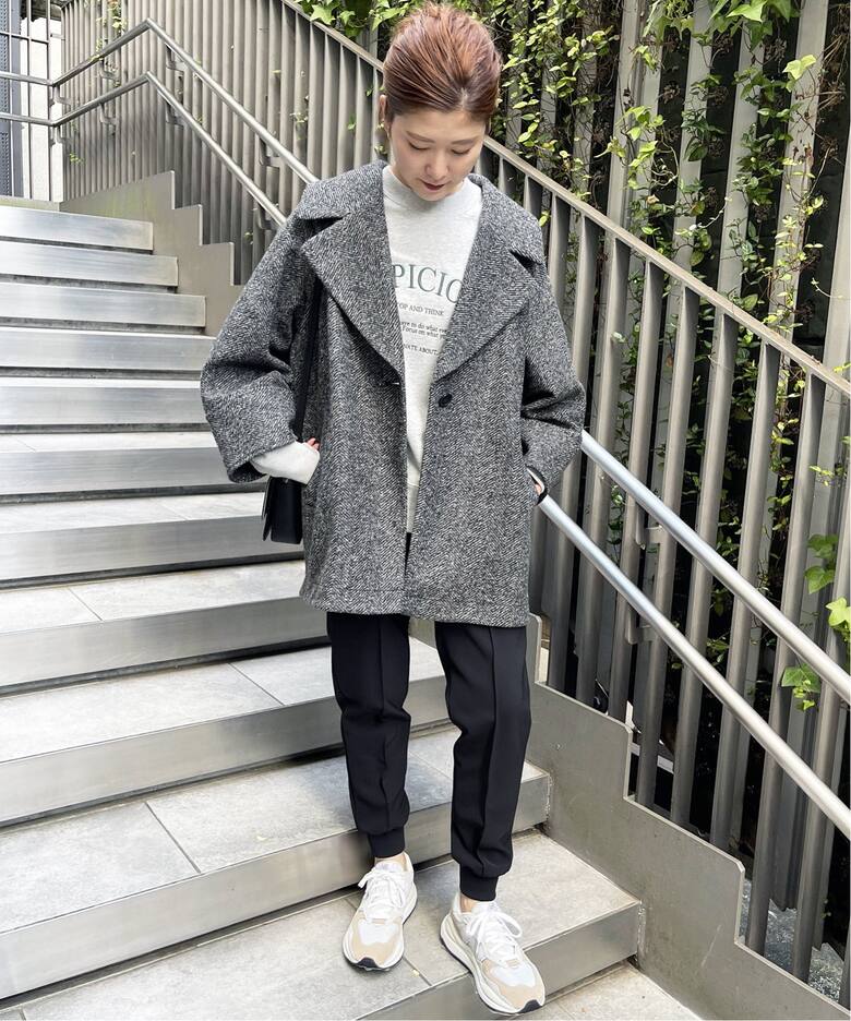 ≪追加≫Wスライバーヘリンボーンミドルコート（その他ブルゾン  