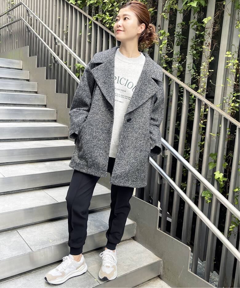 ≪追加≫Wスライバーヘリンボーンミドルコート（その他ブルゾン  