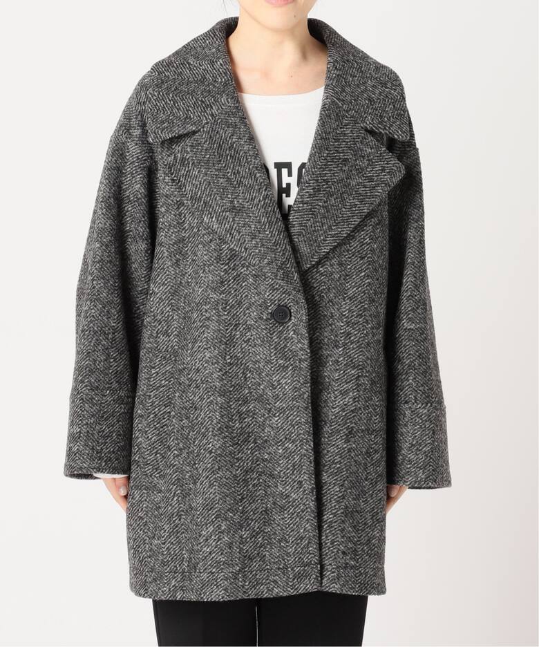 ≪追加≫Wスライバーヘリンボーンミドルコート（その他ブルゾン  