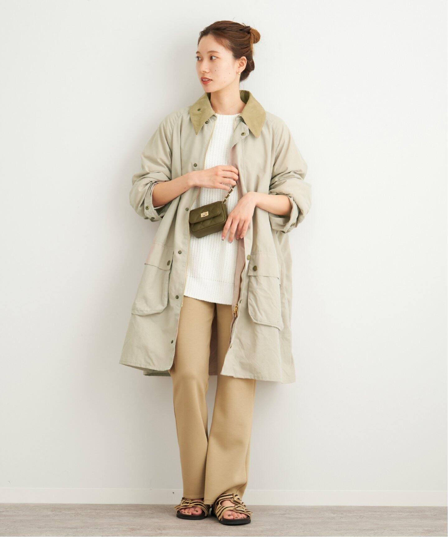 ブラウン系,M素敵な Barbour バブアー 別注ナイロン OVERSIZED ...