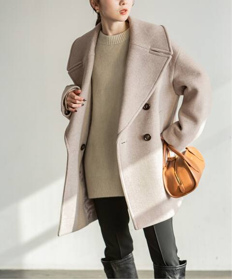 予約 Mtrビッグカラーpコート Noble ノーブル 公式のファッション通販 Baycrew S Store