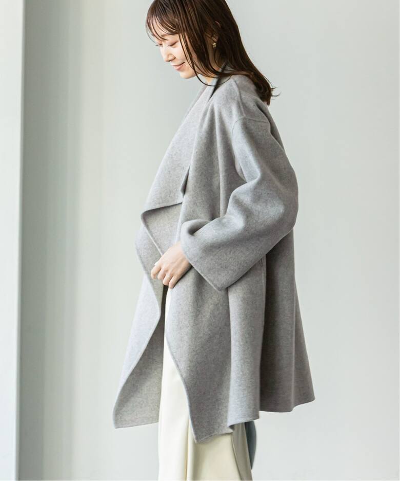 シャルムビーバーリバーオーバーコート（ノーカラーコート）｜NOBLE 