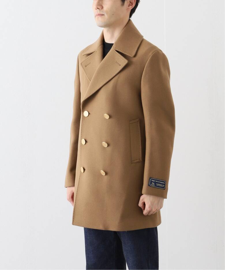 514.EDIFICE MELTON P-COAT Pコート メンズ 弱かっ ピーコート