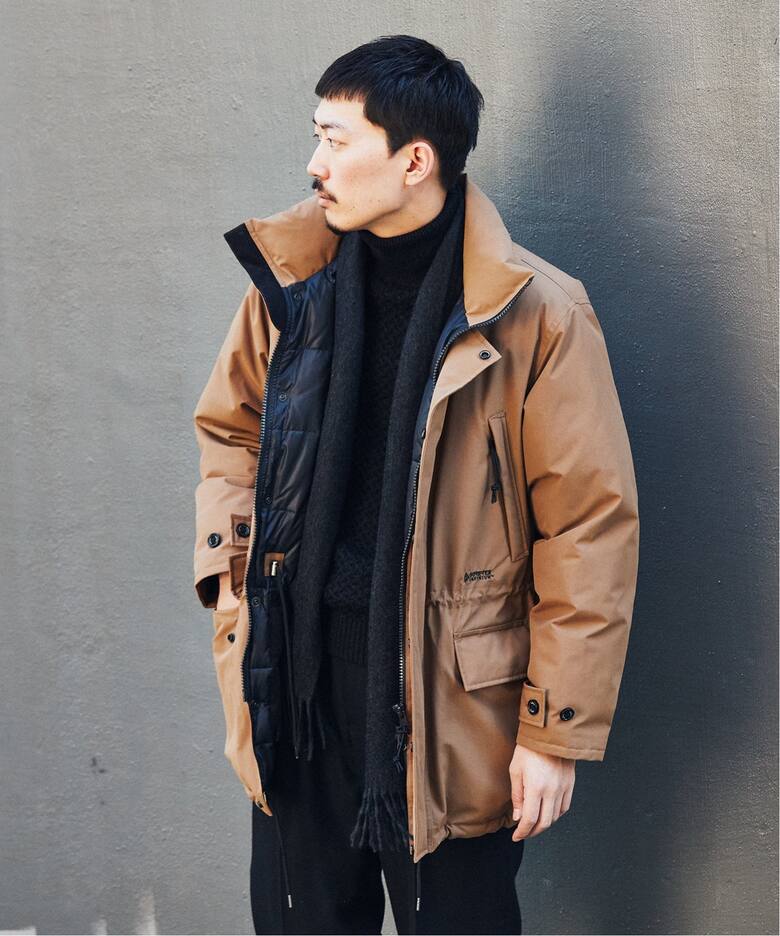 phenix / プラスフェニックス】別注 GORE-TEX スタンドカラー ダウン  