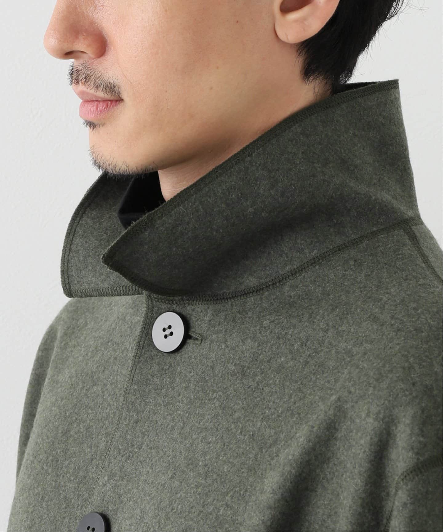 Cale/21AW/Wool Felt Jacket/4/ウール/BRW/C213U02J01