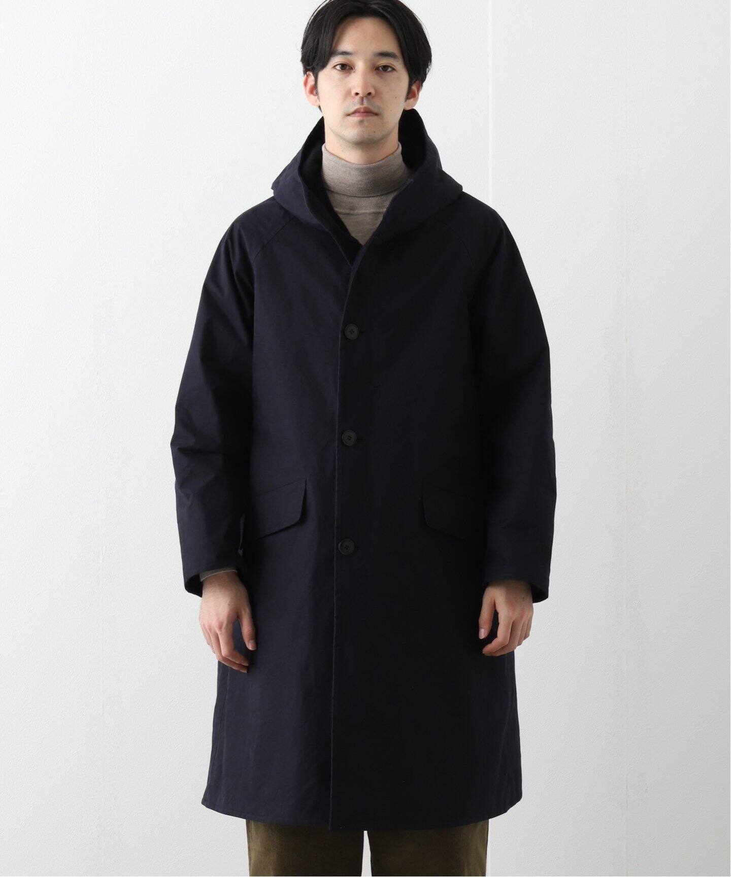 COMOLI コットン フーデッドコート | Less Higashikawa コットン 