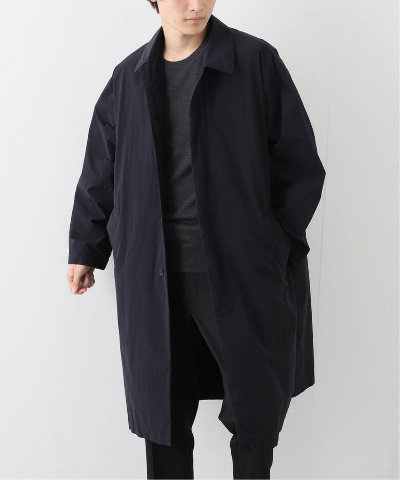 ATON / エイトン】 AIR VENTILE BALMACAAN COAT（ステンカラーコート 