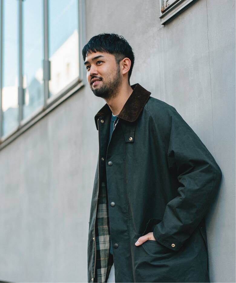 Barbour for MARKAWARE & EDIFICE】バブアー 別注 BURGHLEY（バーレー 