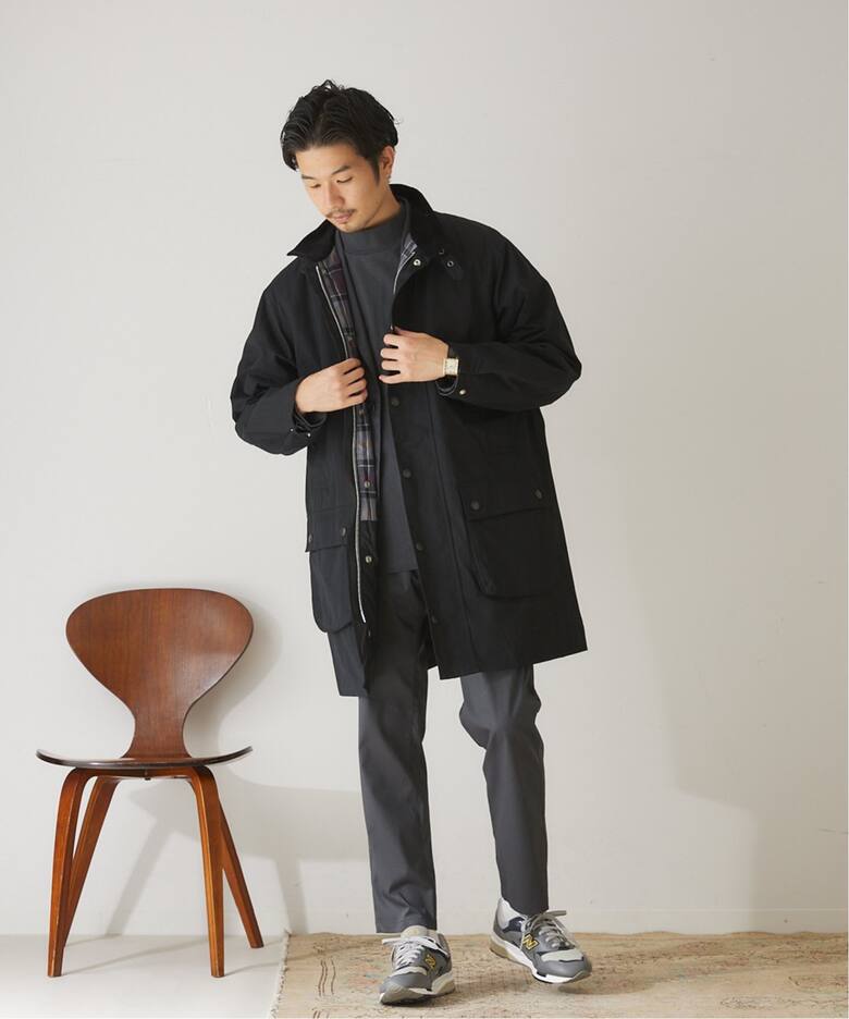 BARBOUR / バブアー】別注 Modified BORDER / スタンドモッズコート 