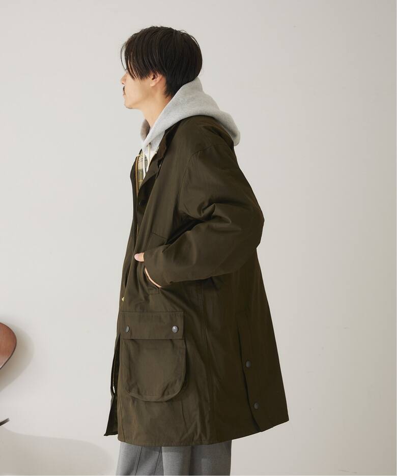 Barbour Engineered Garments 望ましい モッズコート オリーブ