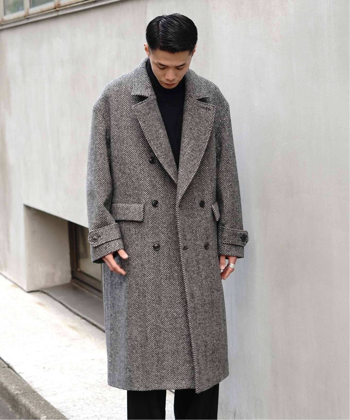 LOWNN / ローン】DOUBLE BREASTED OVERCOAT（チェスターコート）｜PULP 