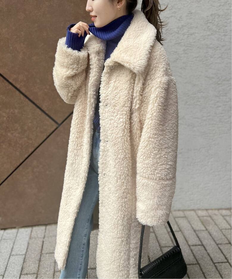 Boa Long Coat / ボアロングコート（ボア・フリース）｜Oriens JOURNAL  
