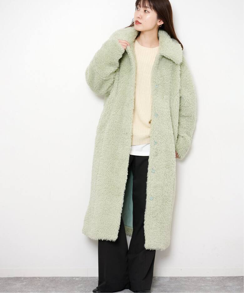 Boa Long Coat / ボアロングコート（ボア・フリース）｜Oriens JOURNAL 