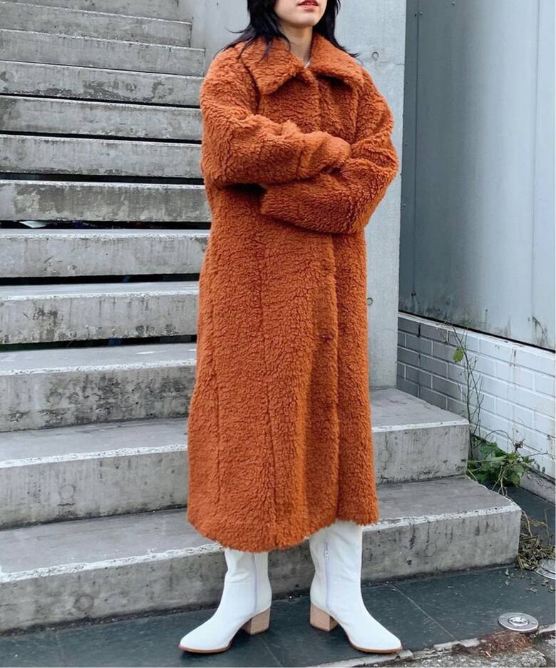Boa Long Coat / ボアロングコート（ボア・フリース）｜Oriens JOURNAL 