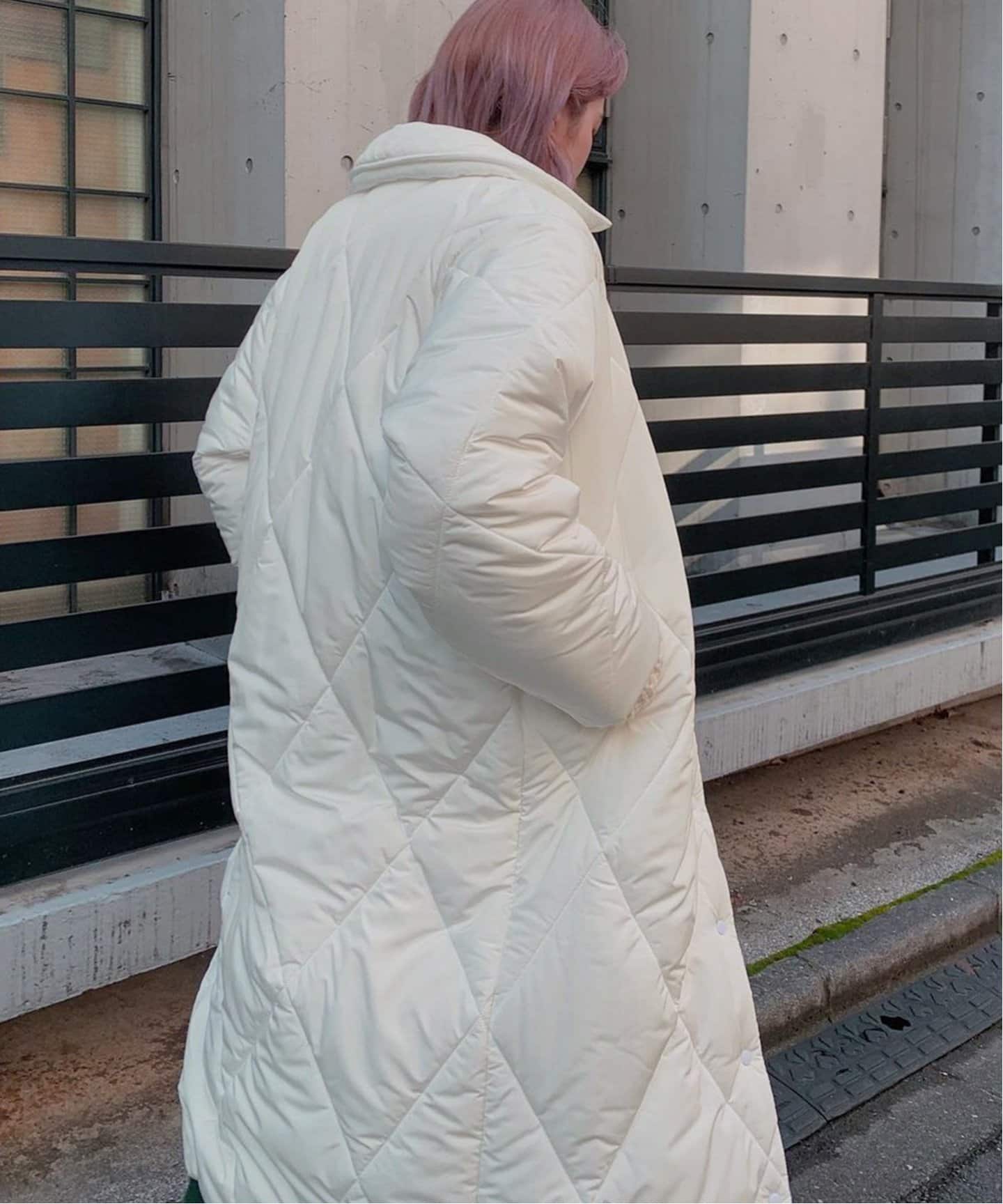 Puffy Long Coat / パフィーロングコート（中綿・キルティング