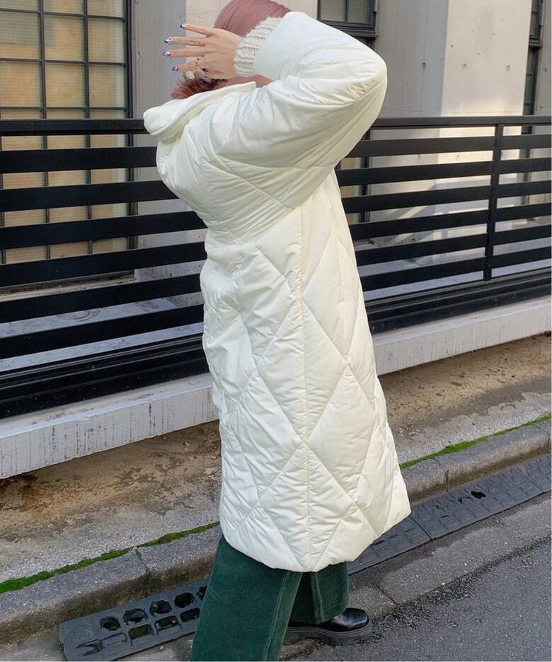 Puffy Long Coat / パフィーロングコート（中綿・キルティング）｜Oriens JOURNAL STANDARD（オリエンス