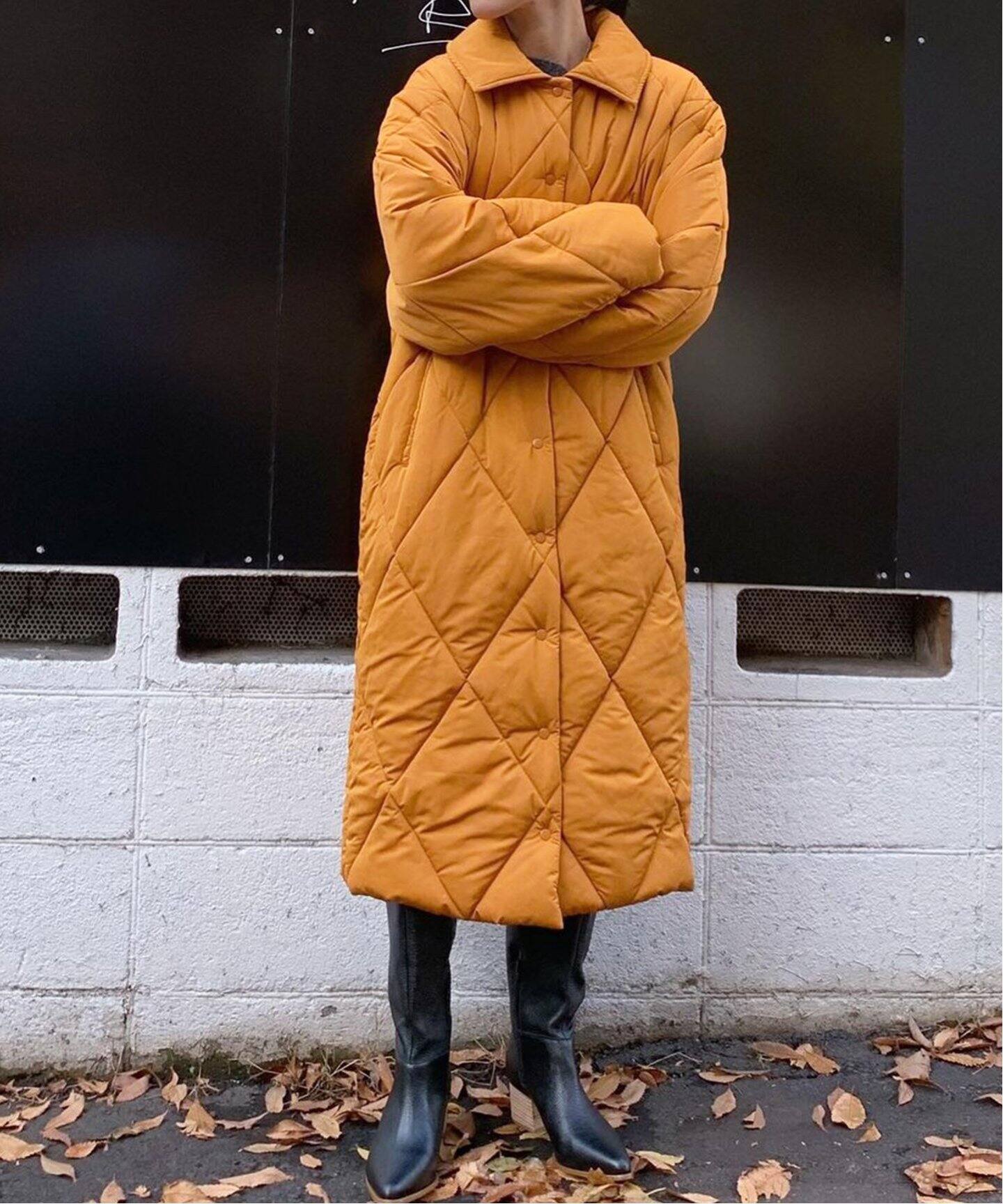 Puffy Long Coat / パフィーロングコート（中綿・キルティング