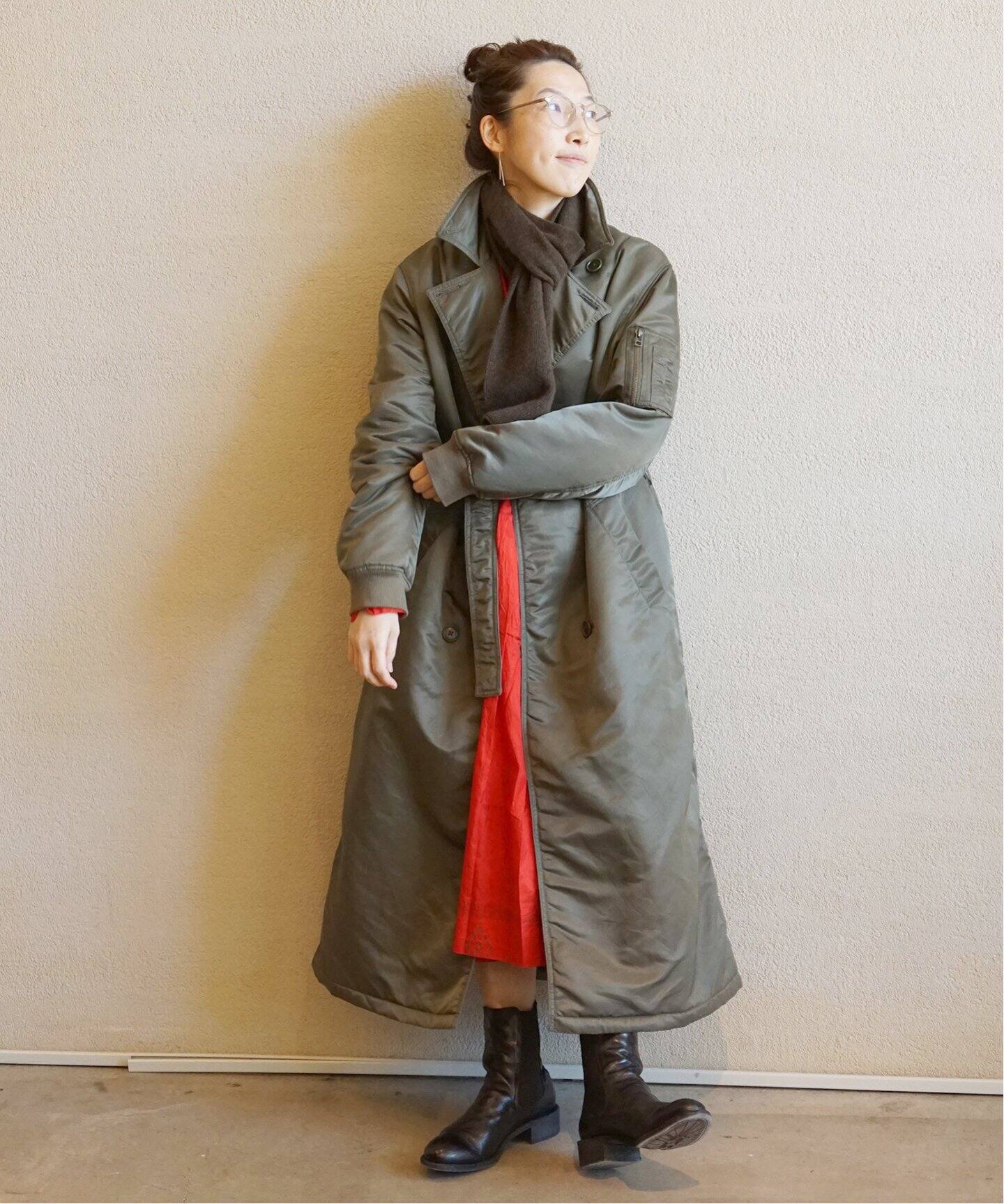 ナイロンナカワタ ミリタリーコート（中綿・キルティング）｜journal  