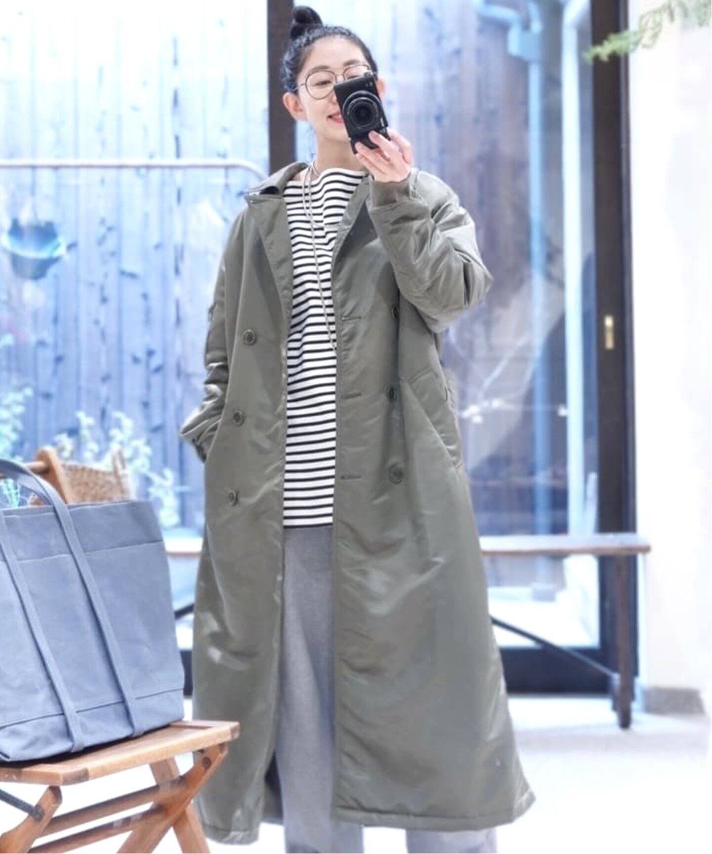 ナイロンナカワタ ミリタリーコート（中綿・キルティング）｜journal  