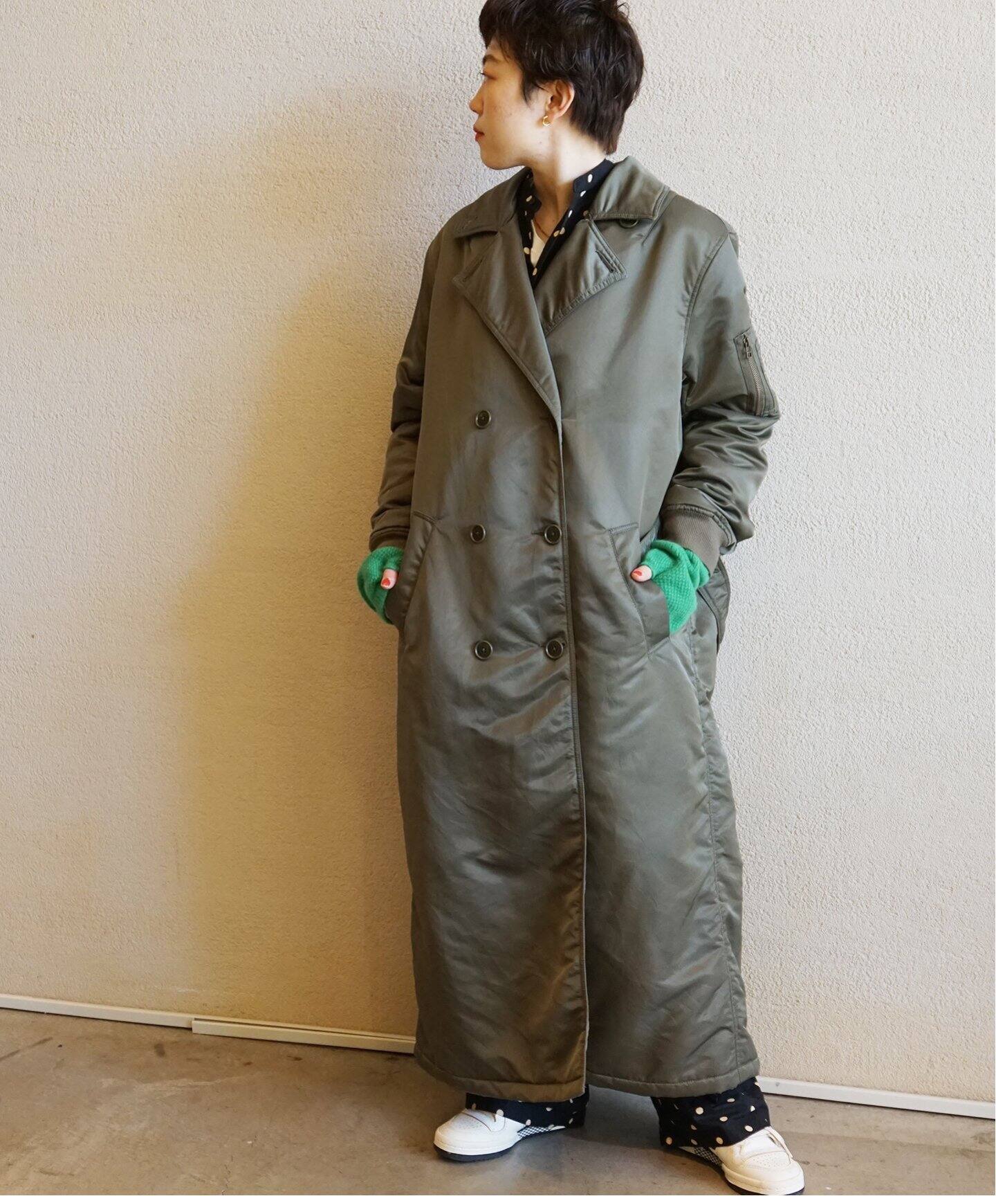 ナイロンナカワタ ミリタリーコート（中綿・キルティング）｜journal  