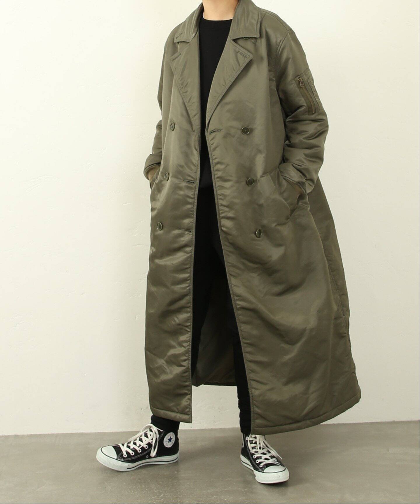 ナイロンナカワタ ミリタリーコート（中綿・キルティング）｜journal  